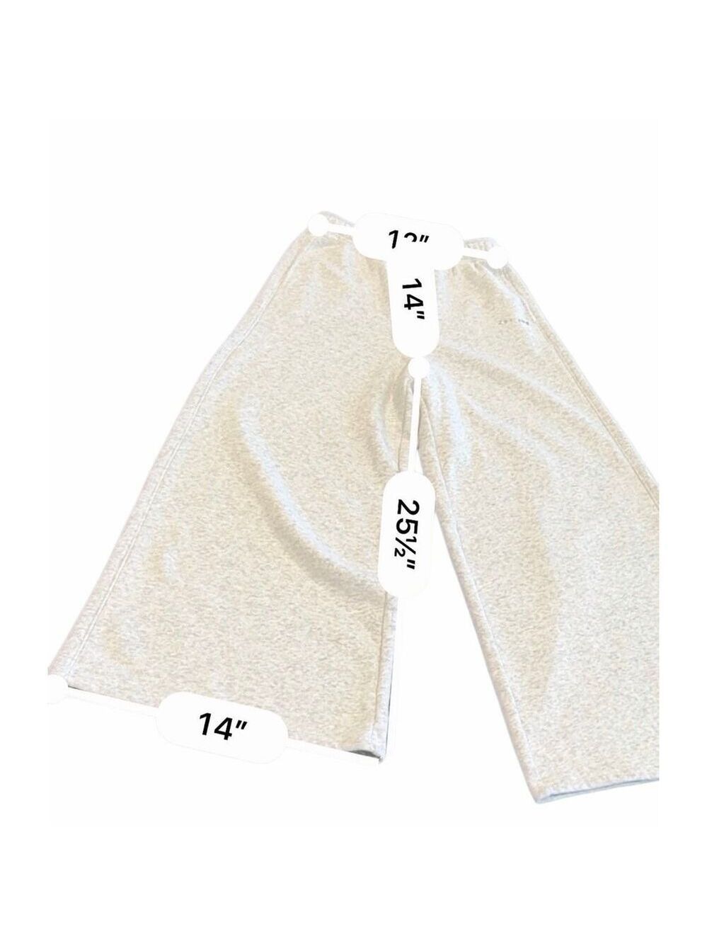 OFFLINE By Aerie Cloud Fleece Wide Leg Trouser Sweatpants Heather Gray size XS - Picture 7 of 7